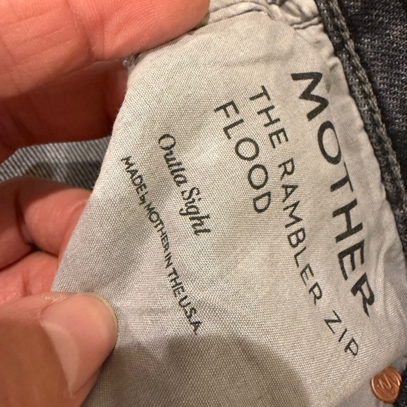 Mother Superior Denim Rambler Zip Floor Outta Sight 27 Jeans - Picture 7 of 7